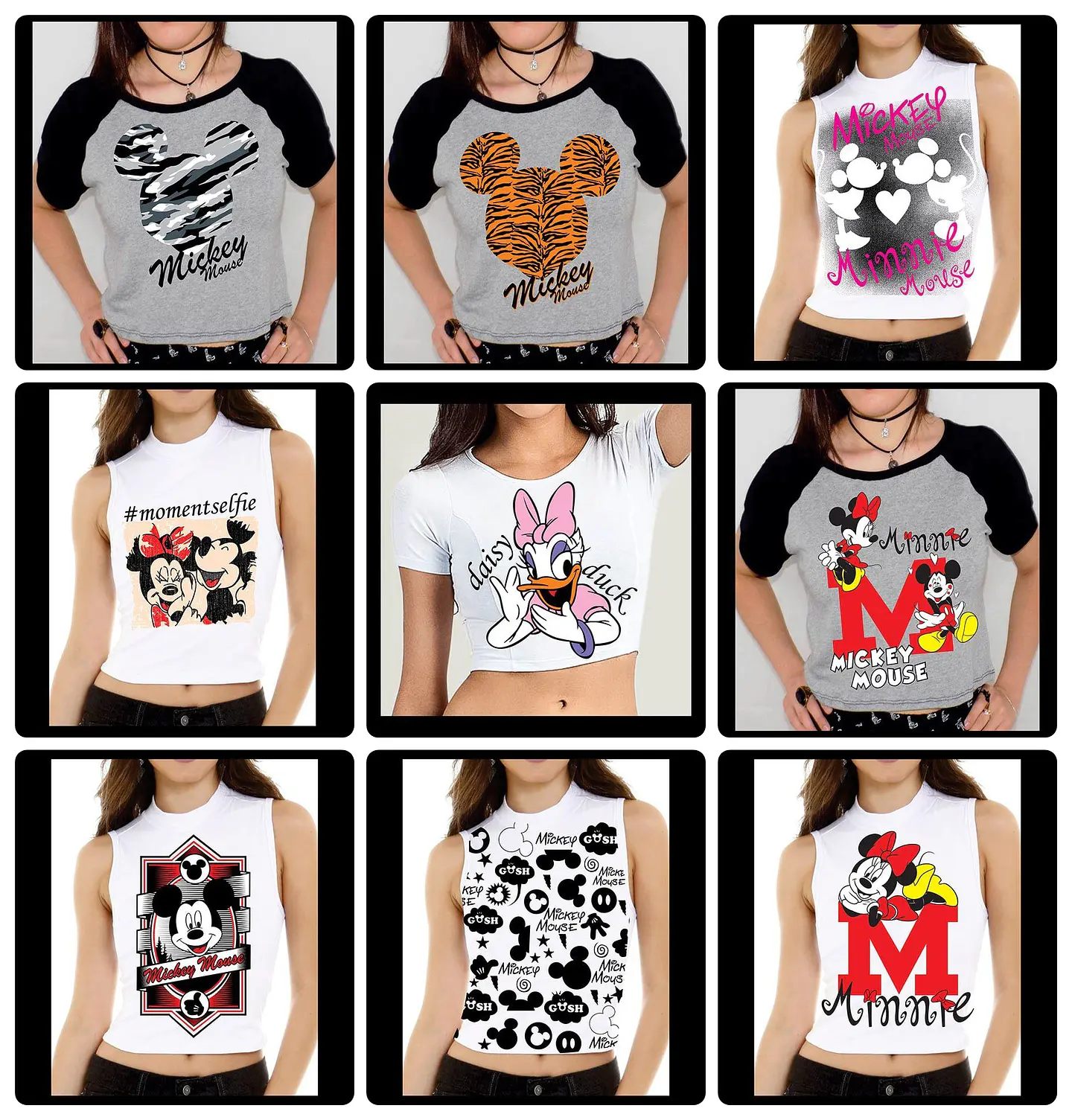 60 Artes para Camisa Personagens Mickey e Minnie Arquivo em Jpg 5