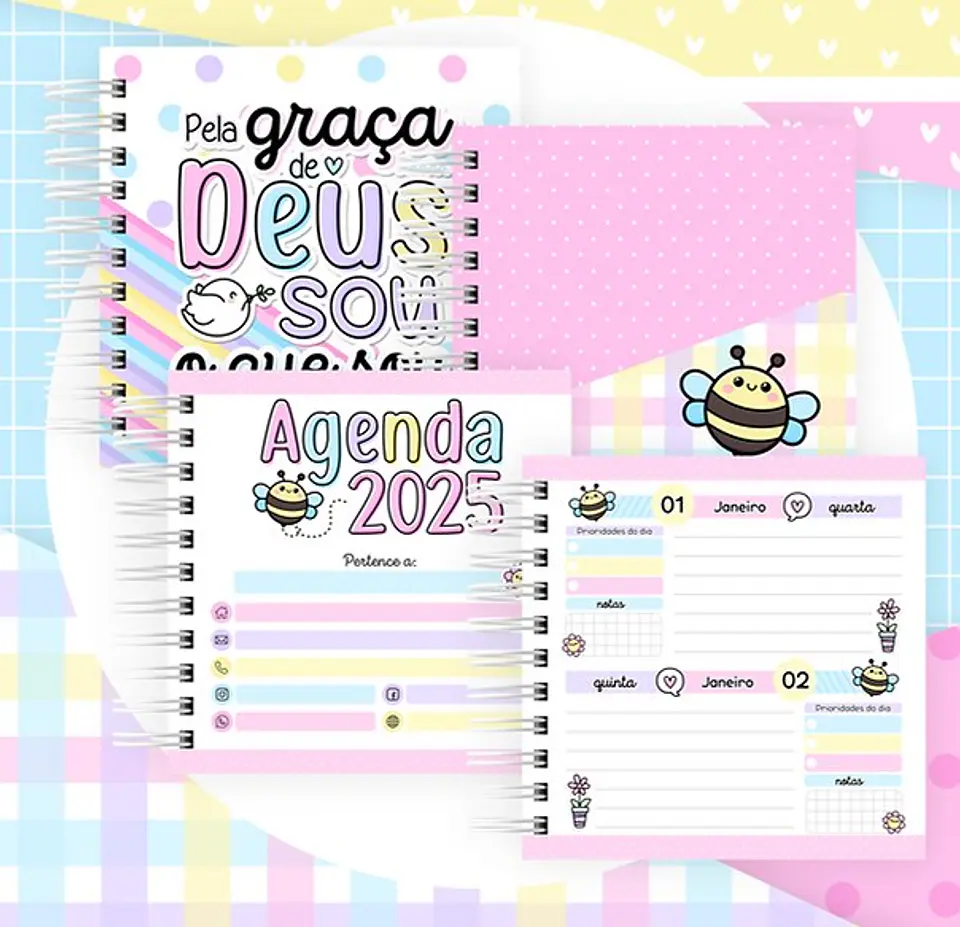 Kit Digital Versiculos Fofinhos Versão 5 em Png 6