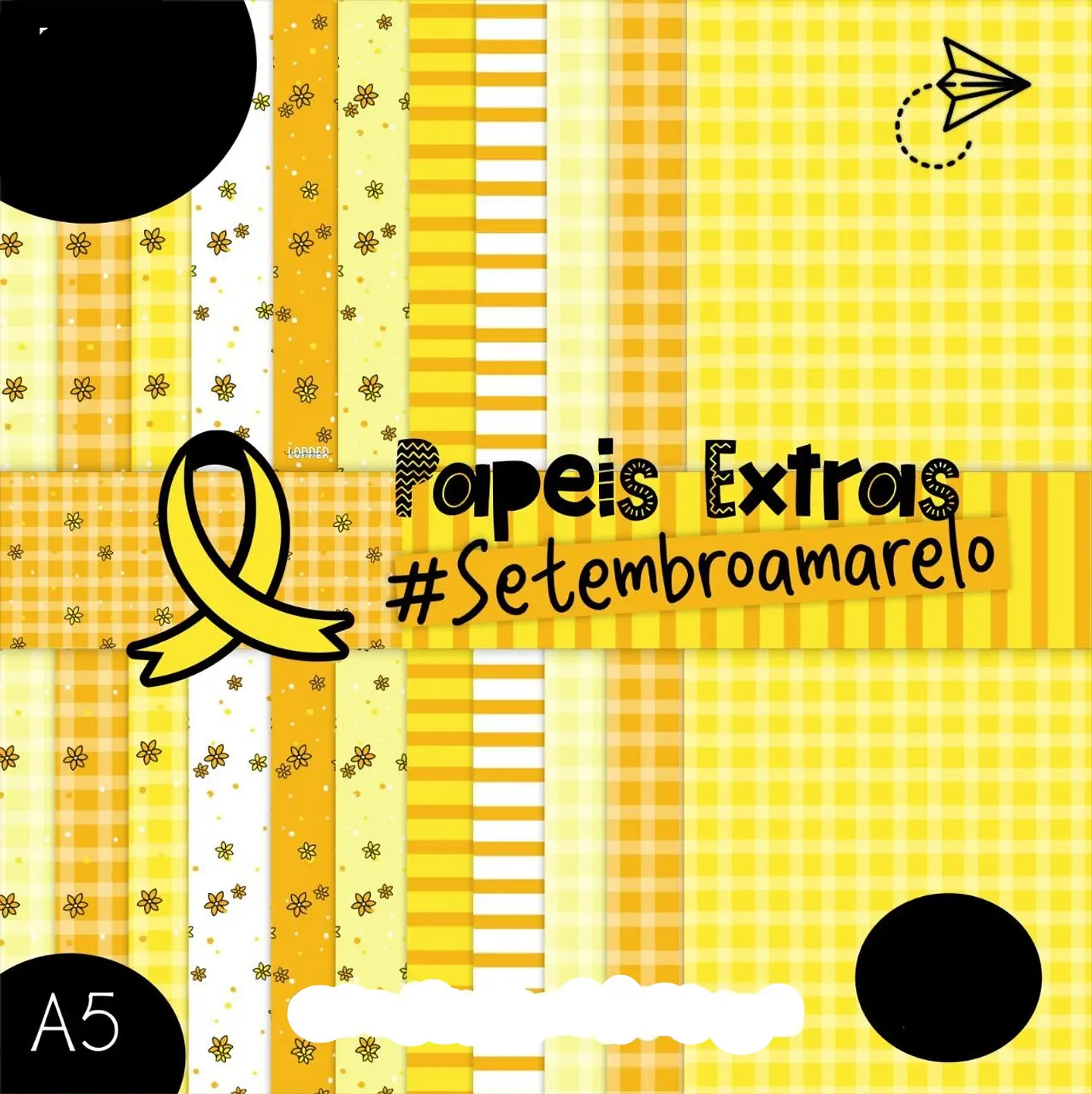 Kit Digital Super Combo Setembro amarelo em Png  13
