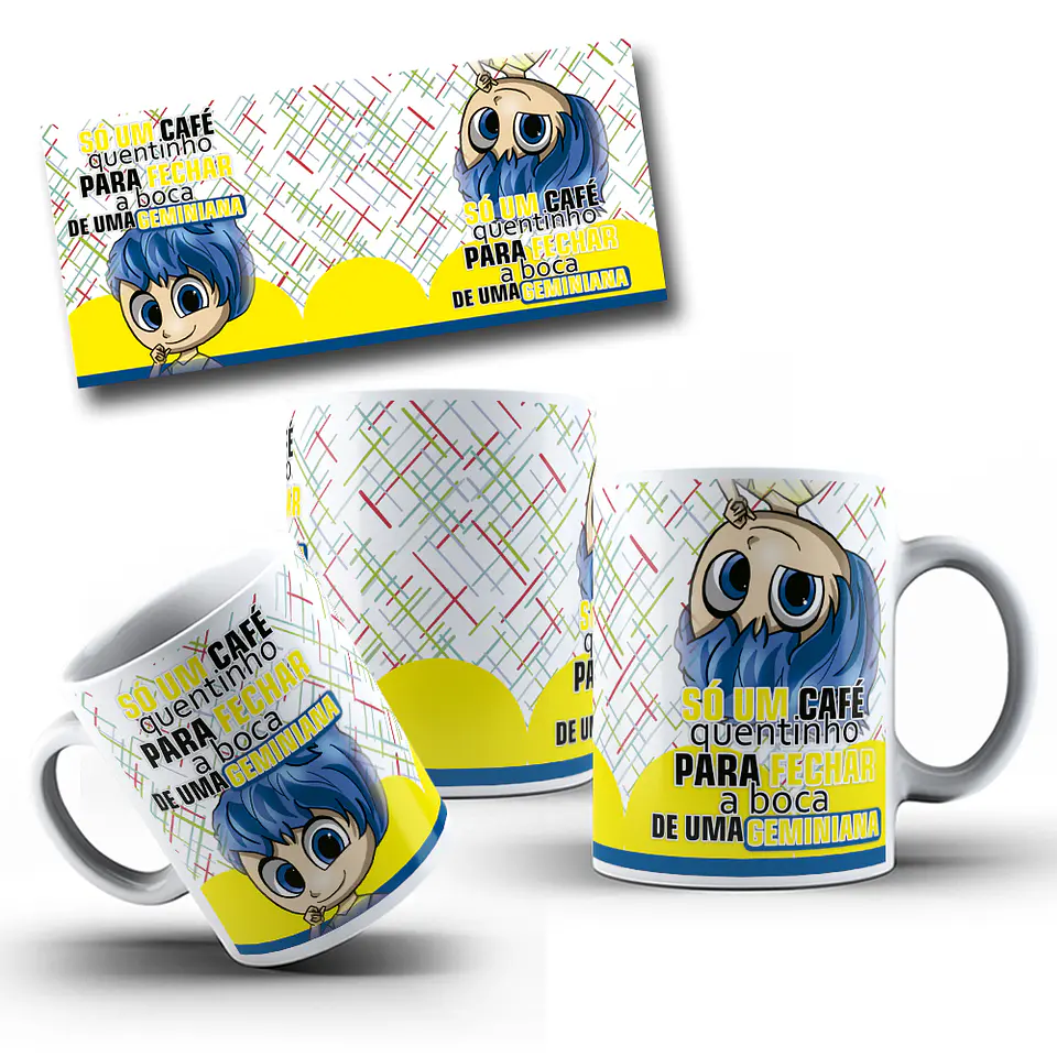 12 Artes para Canecas Divertidamente Com Café e sem Café Arquivo Editável  7