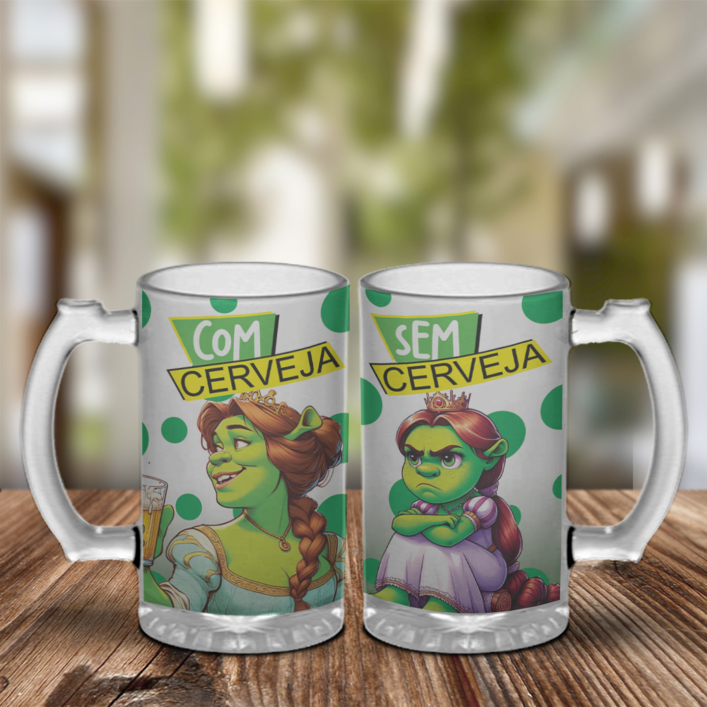 8 Artes para Copo Chopp Personagens Arquivo Editável  6