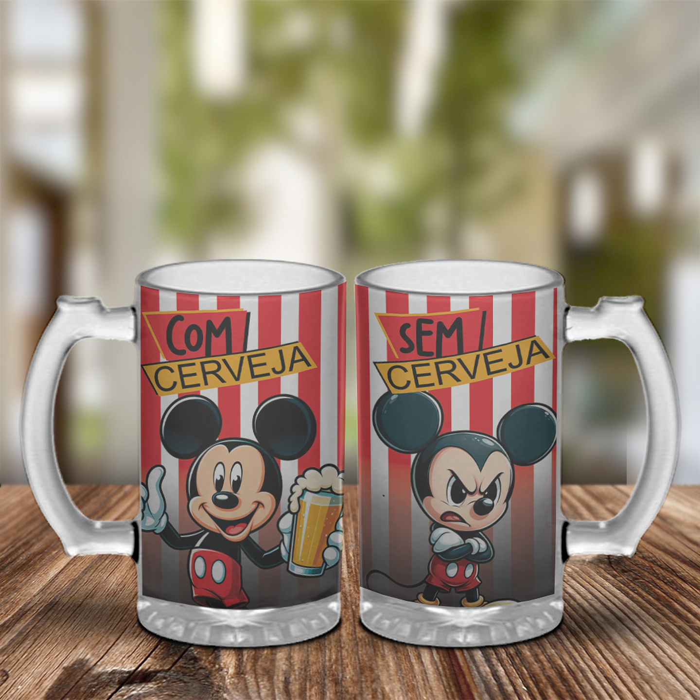 8 Artes para Copo Chopp Personagens Arquivo Editável  7