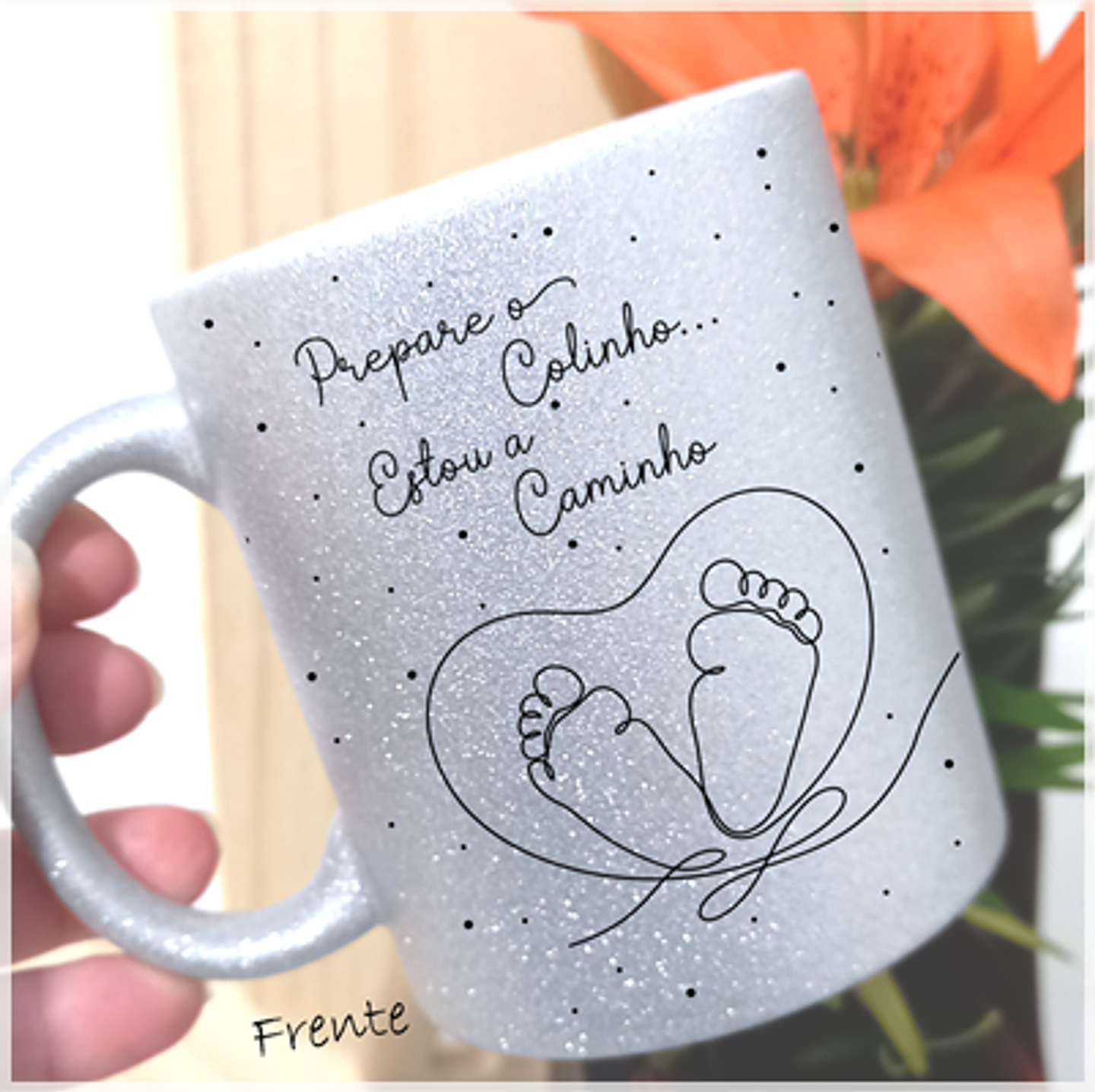 15 Artes para Canecas Gestação Revelação Gravidez em Linhas Arquivo Png 10