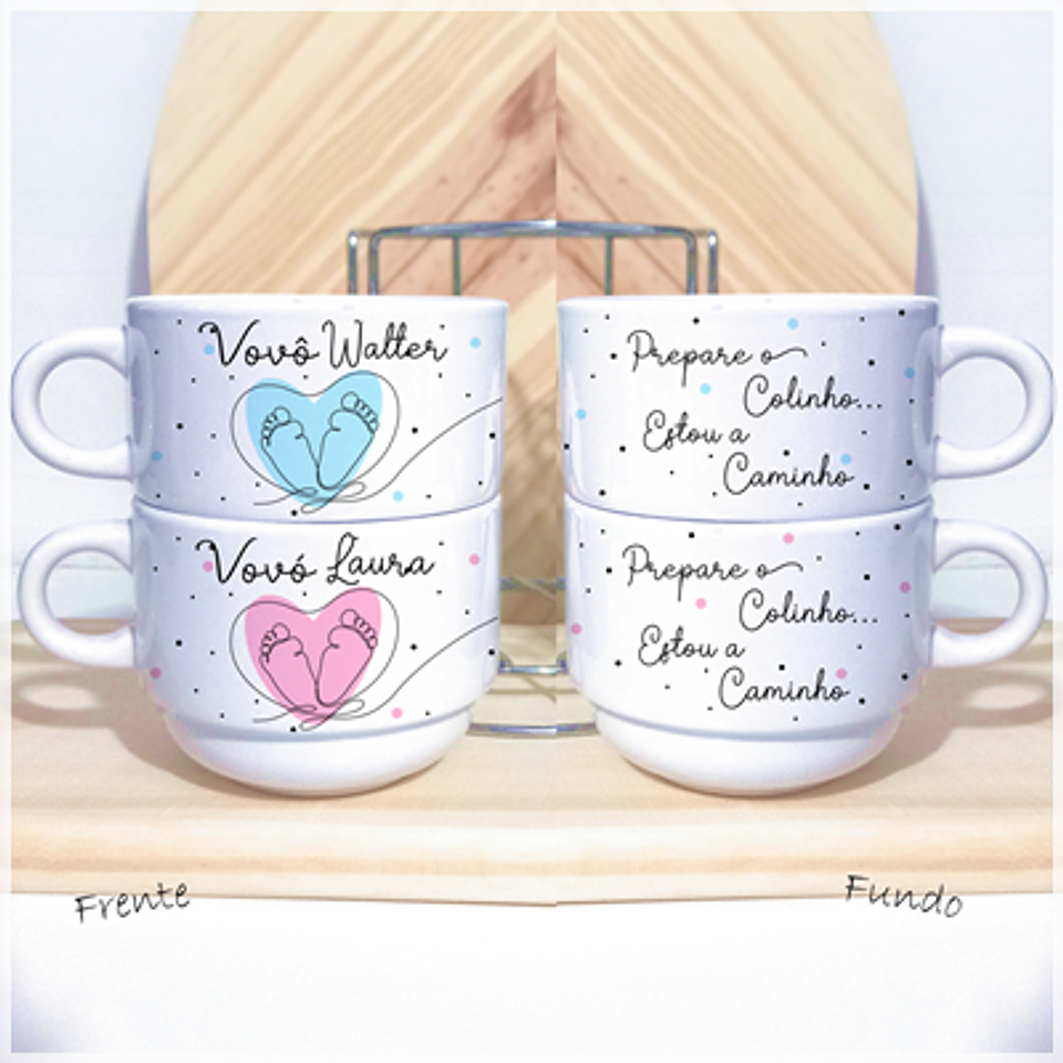 15 Artes para Canecas Gestação Revelação Gravidez em Linhas Arquivo Png 16