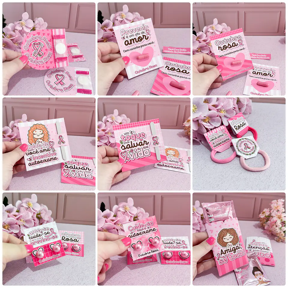 Arquivos de Corte Mimos Outubro Rosa em Pdf  2