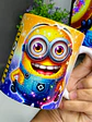 Arte Caneca Minions Gliter Arquivo em Jpg  - Thumbnail 2
