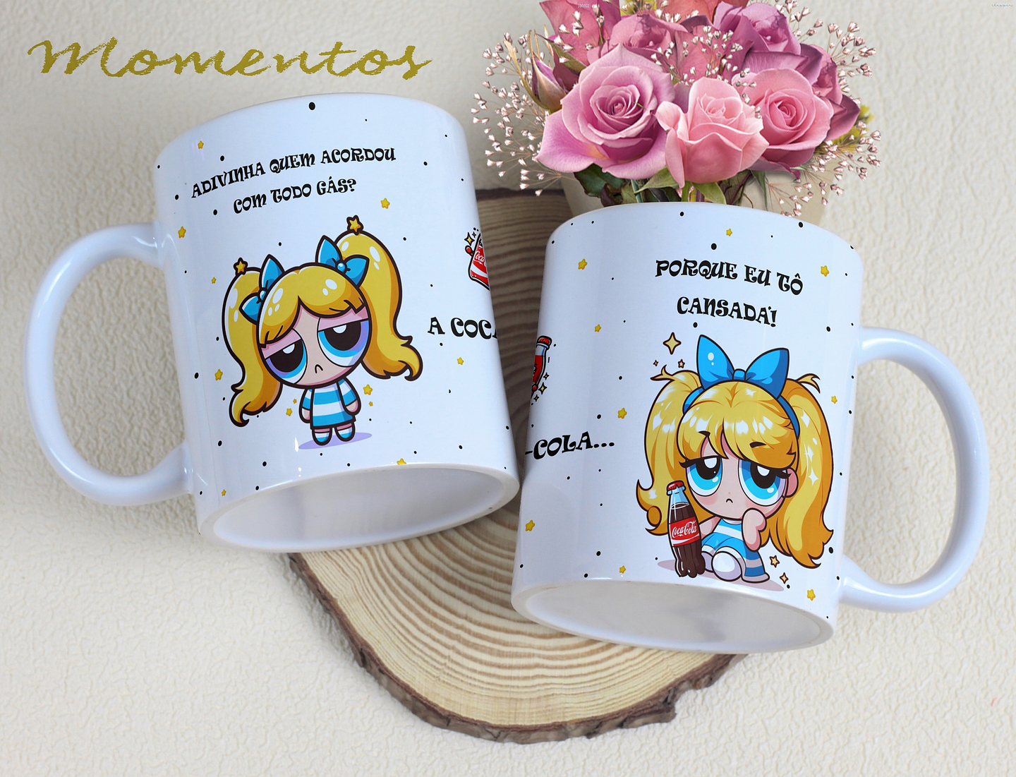 5 Artes para Caneca Personagens Momentos Arquivo Editável 1