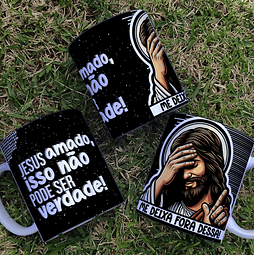 9 Artes para Caneca Jesus Sincero Arquivo Editável