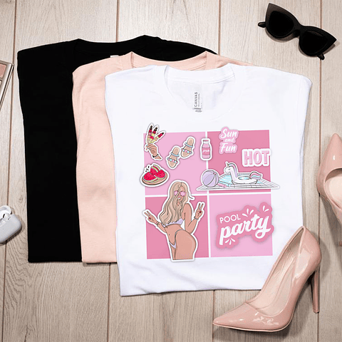 10 Artes para Camisa Mulheres Arquivo em Png