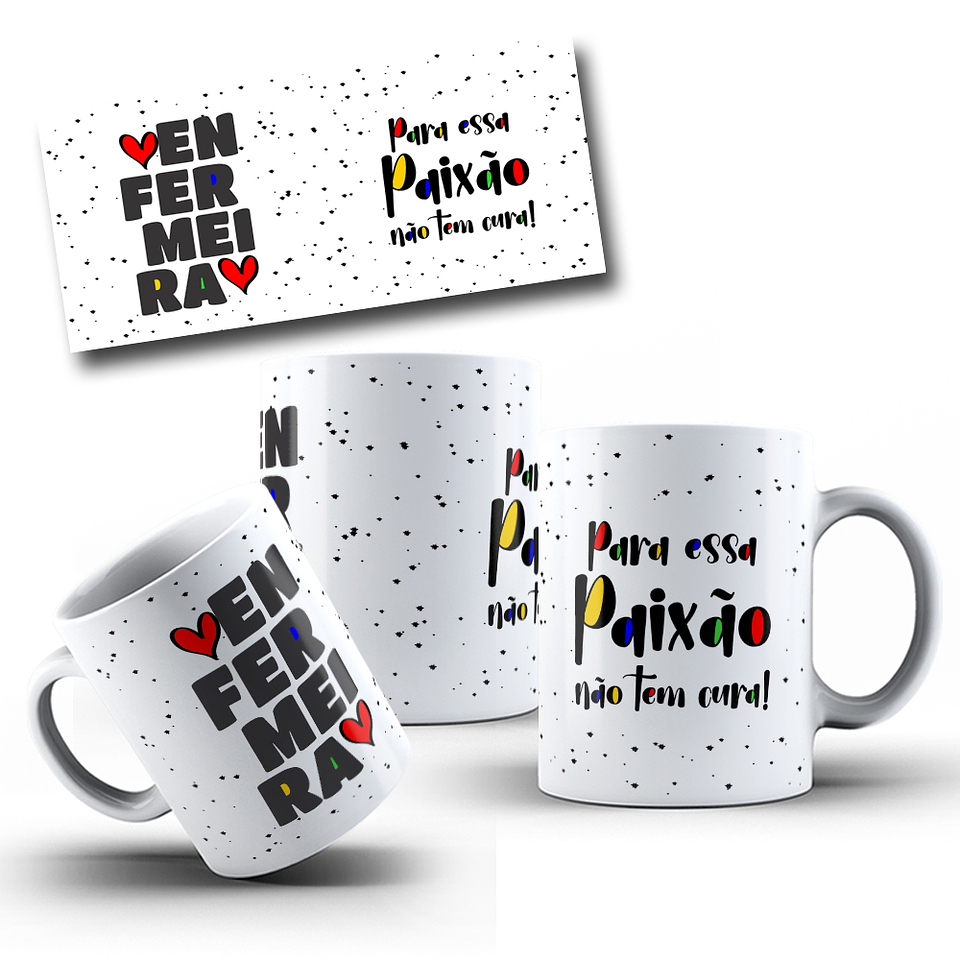10 Artes para Caneca Profissões Arquivo Editável 2