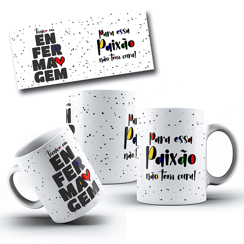 10 Artes para Caneca Profissões Arquivo Editável