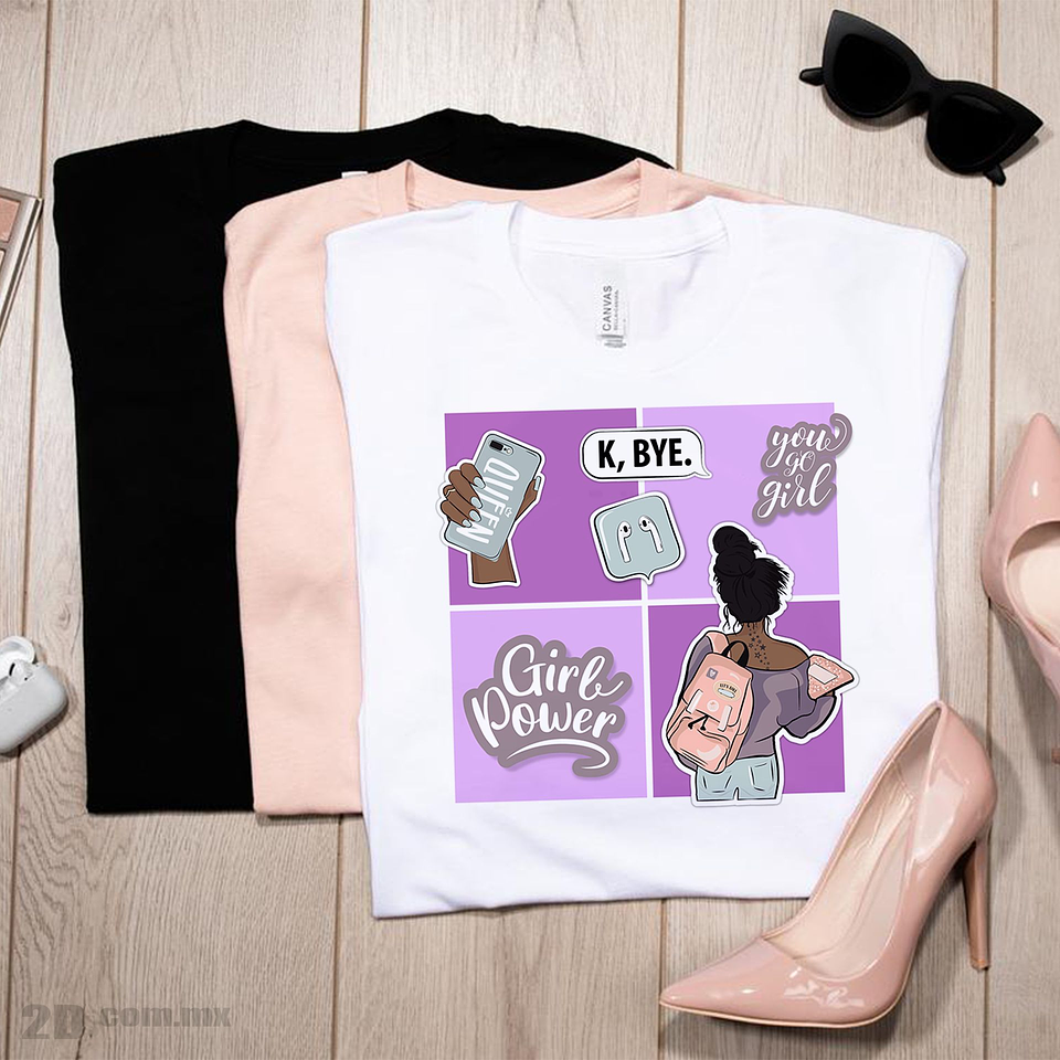 10 Artes para Camisa Mulheres Arquivo em Png 6