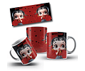 6 Artes para Caneca Betty Boop Arquivo Editável 