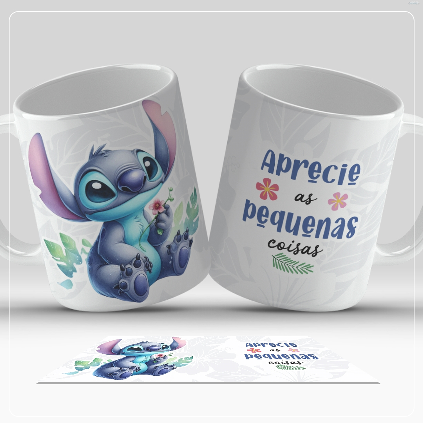 12 Artes para Caneca Stitch e Unicornio Arquivo em Jpg 1