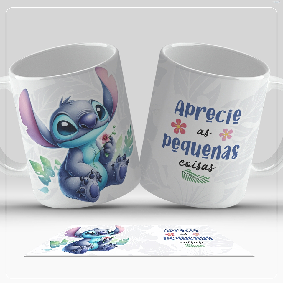 12 Artes para Caneca Stitch e Unicornio Arquivo em Jpg 1