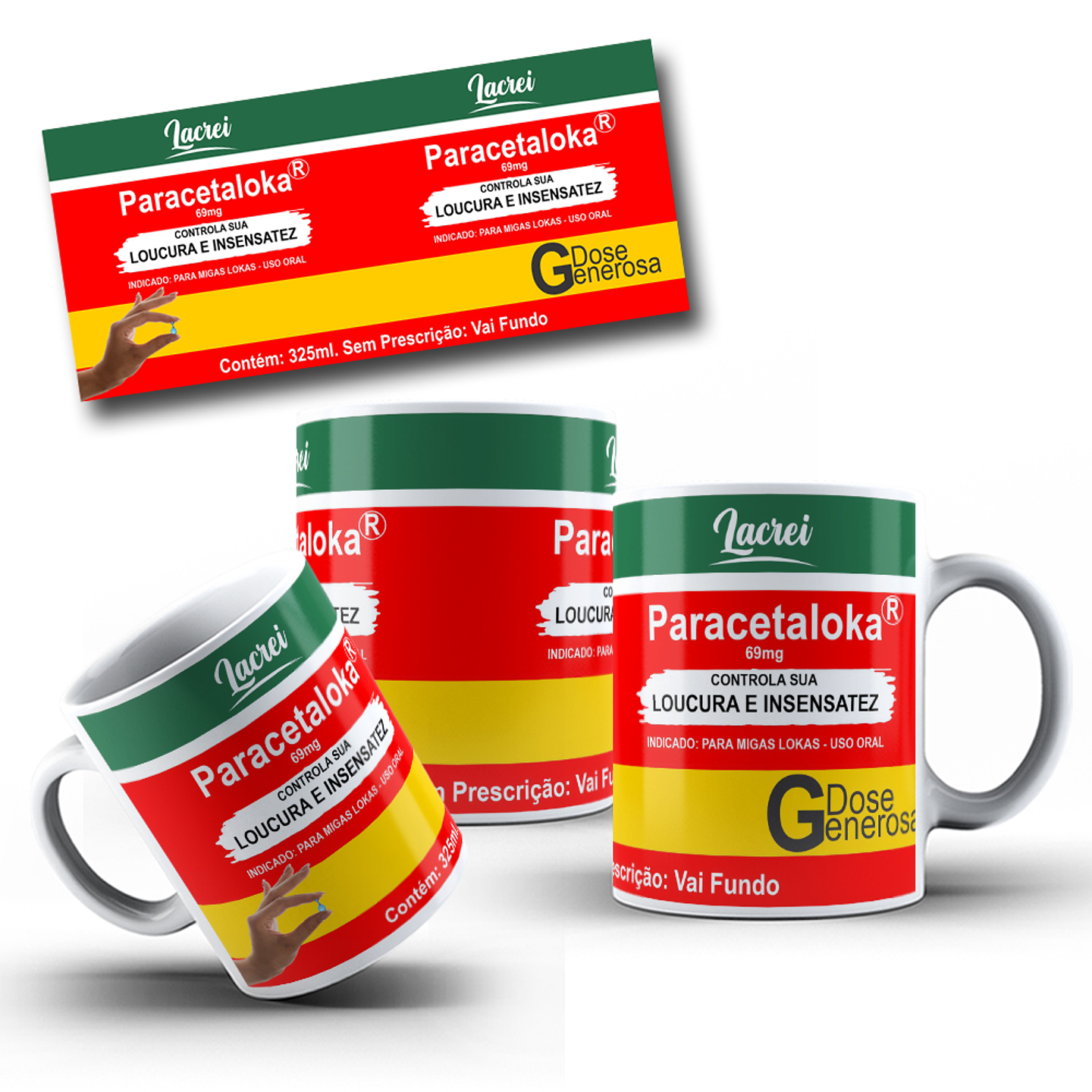 10 Artes para Caneca Remédios Bula Arquivo Editável 7