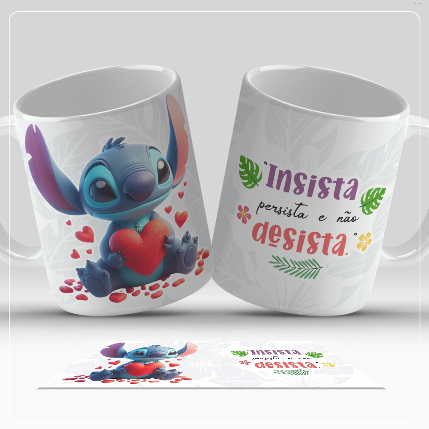 12 Artes para Caneca Stitch e Unicornio Arquivo em Jpg 3