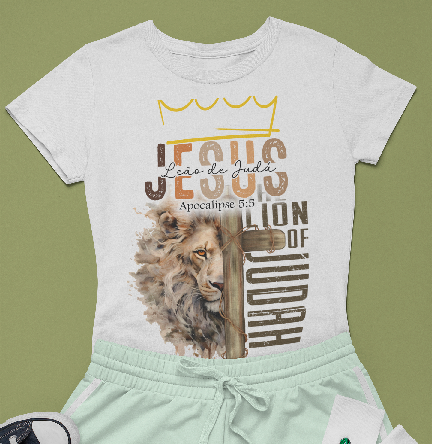 12 Artes para Camisa Leão de Judá Jesus Arquivo Editável  2