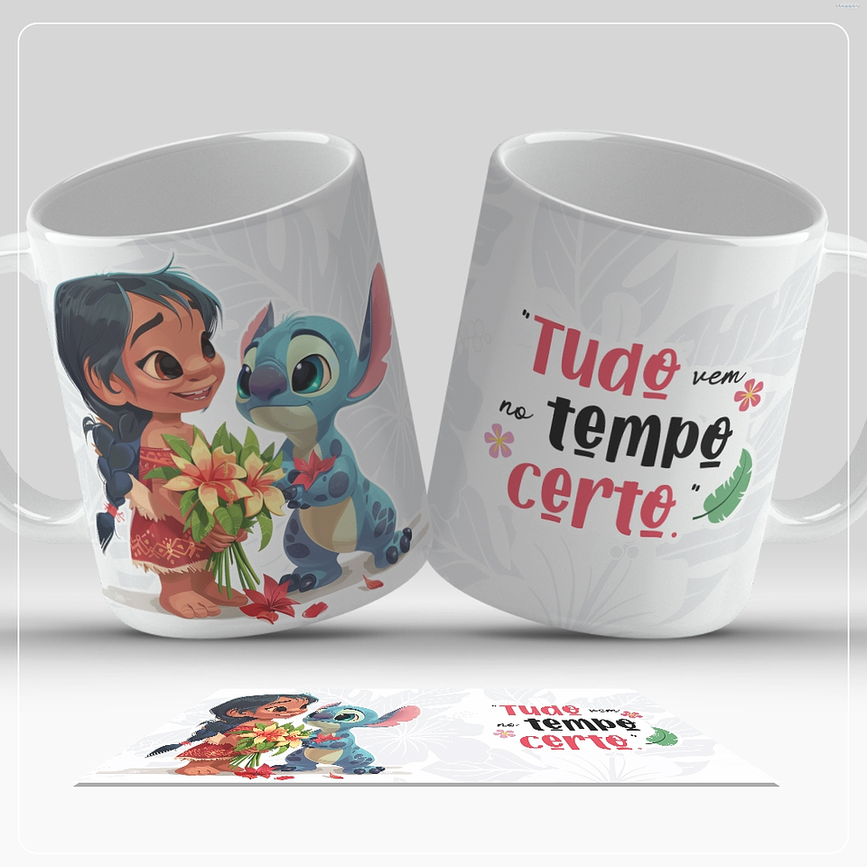 12 Artes para Caneca Stitch e Unicornio Arquivo em Jpg 4