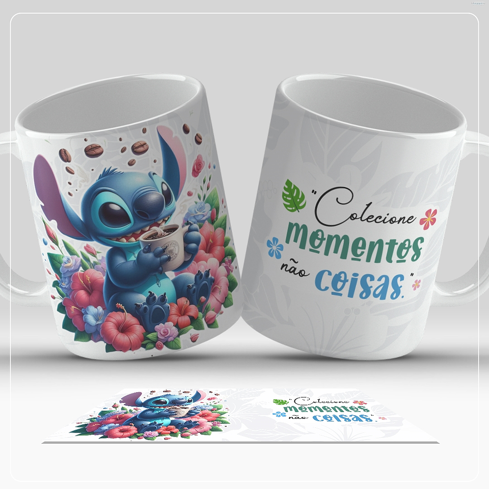12 Artes para Caneca Stitch e Unicornio Arquivo em Jpg 6