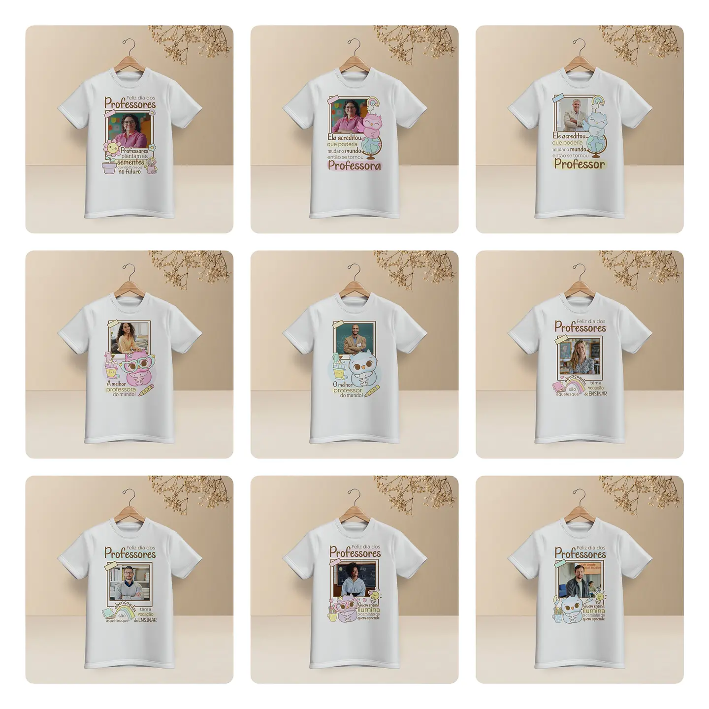 56 Artes para Camisa e Caneca Dia dos Professores Arquivo Editável 1