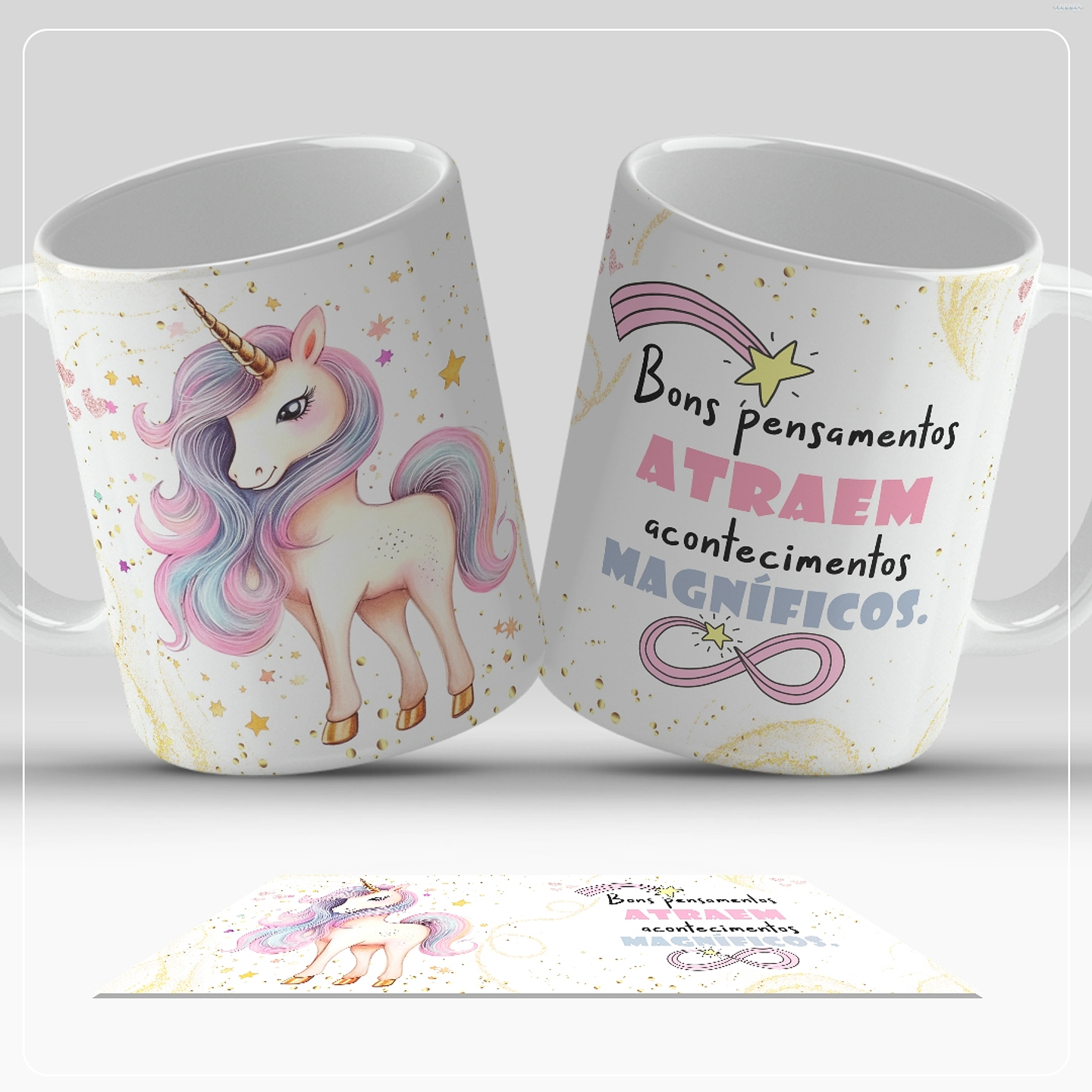 12 Artes para Caneca Stitch e Unicornio Arquivo em Jpg 8