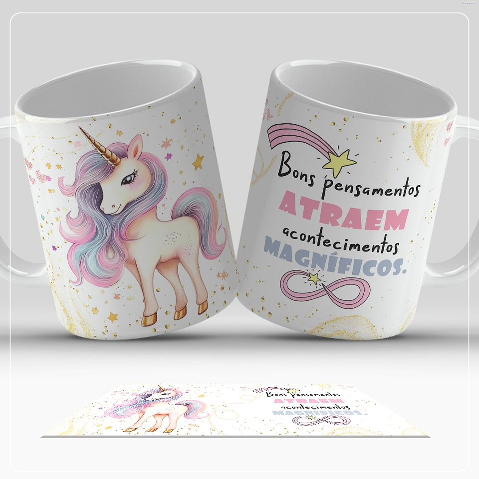 12 Artes para Caneca Stitch e Unicornio Arquivo em Jpg 8