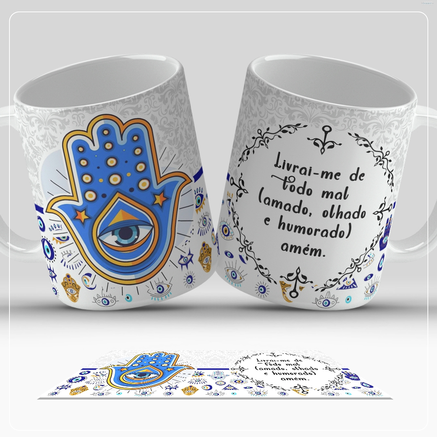 13 Artes para Caneca Olho Turco Arquivo em Jpg  3