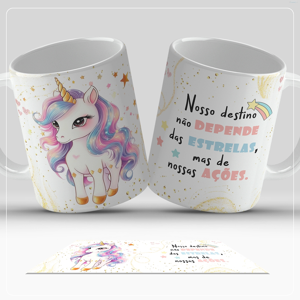 12 Artes para Caneca Stitch e Unicornio Arquivo em Jpg 9