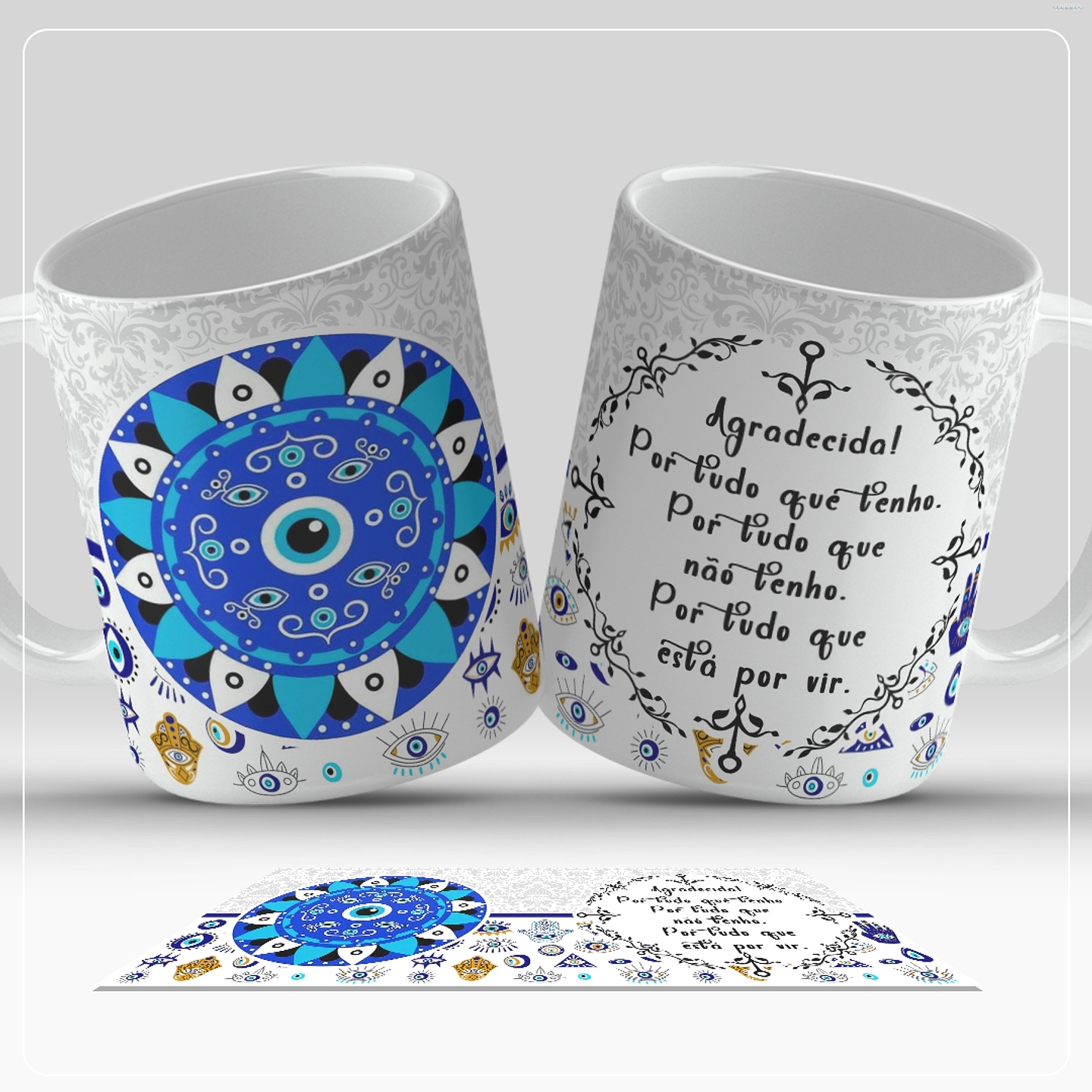 13 Artes para Caneca Olho Turco Arquivo em Jpg  4