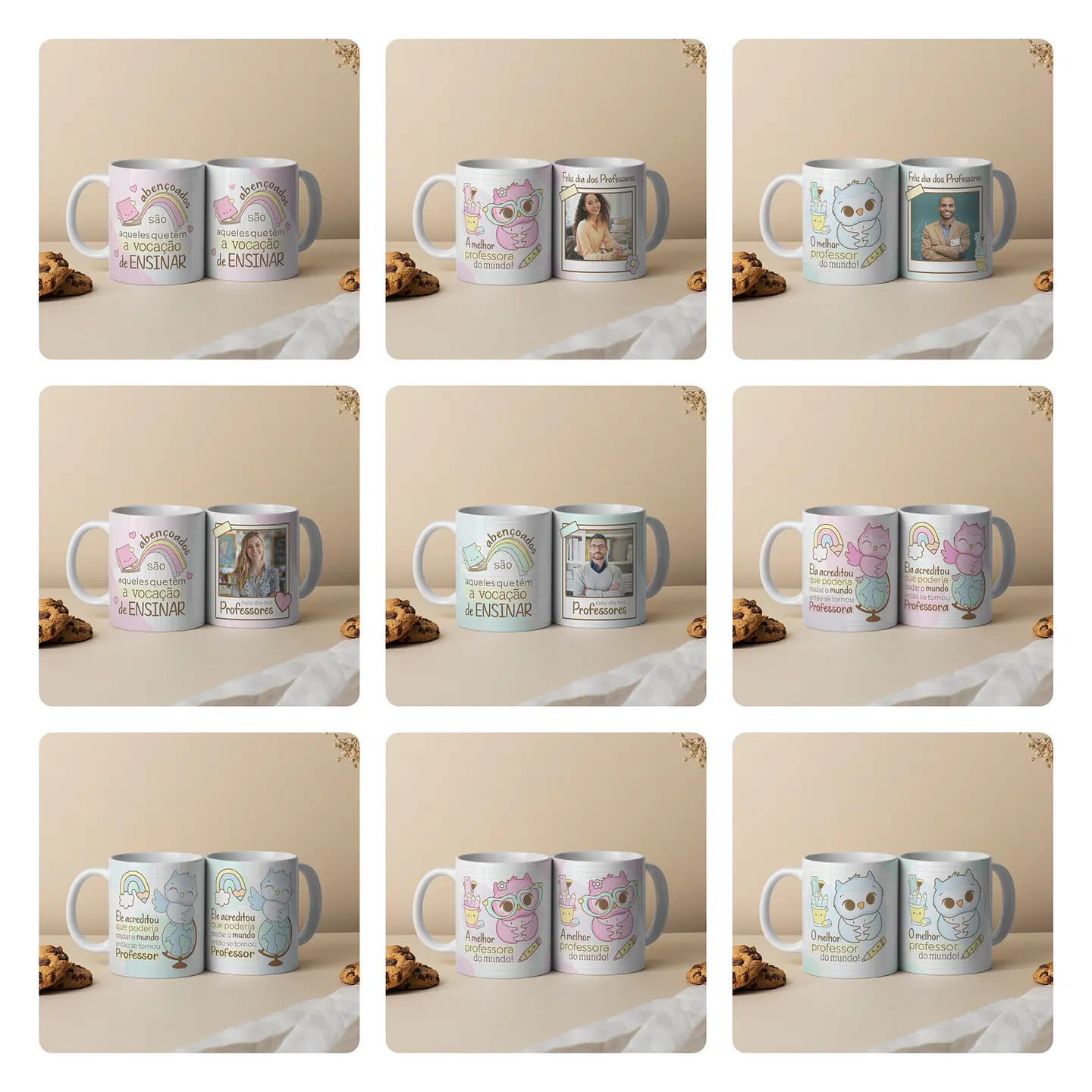 56 Artes para Camisa e Caneca Dia dos Professores Arquivo Editável 3