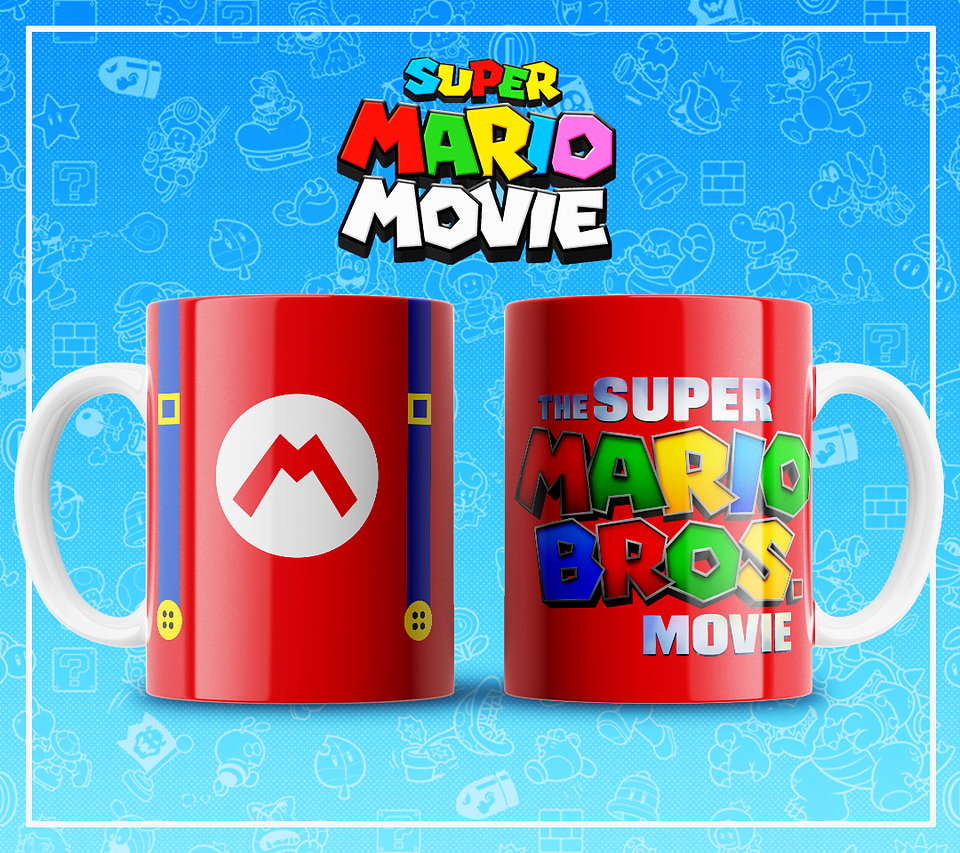 51 Artes para Caneca Super Mario Arquivo em Jpg 6