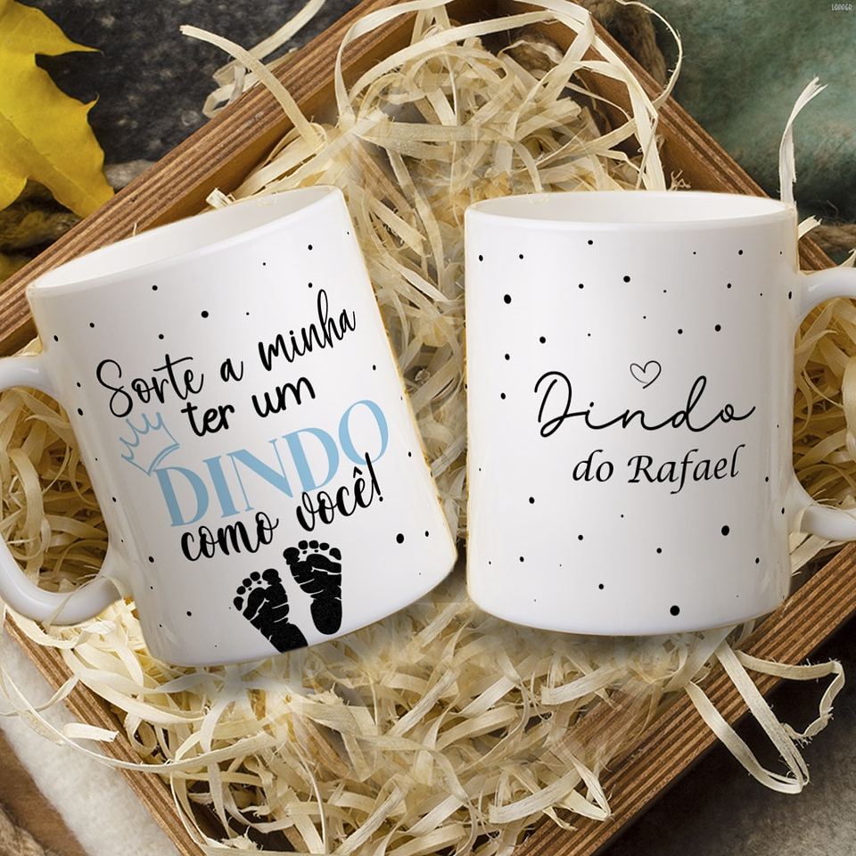 13 Artes para Caneca Convite Dindos Arquivo em Jpg 6