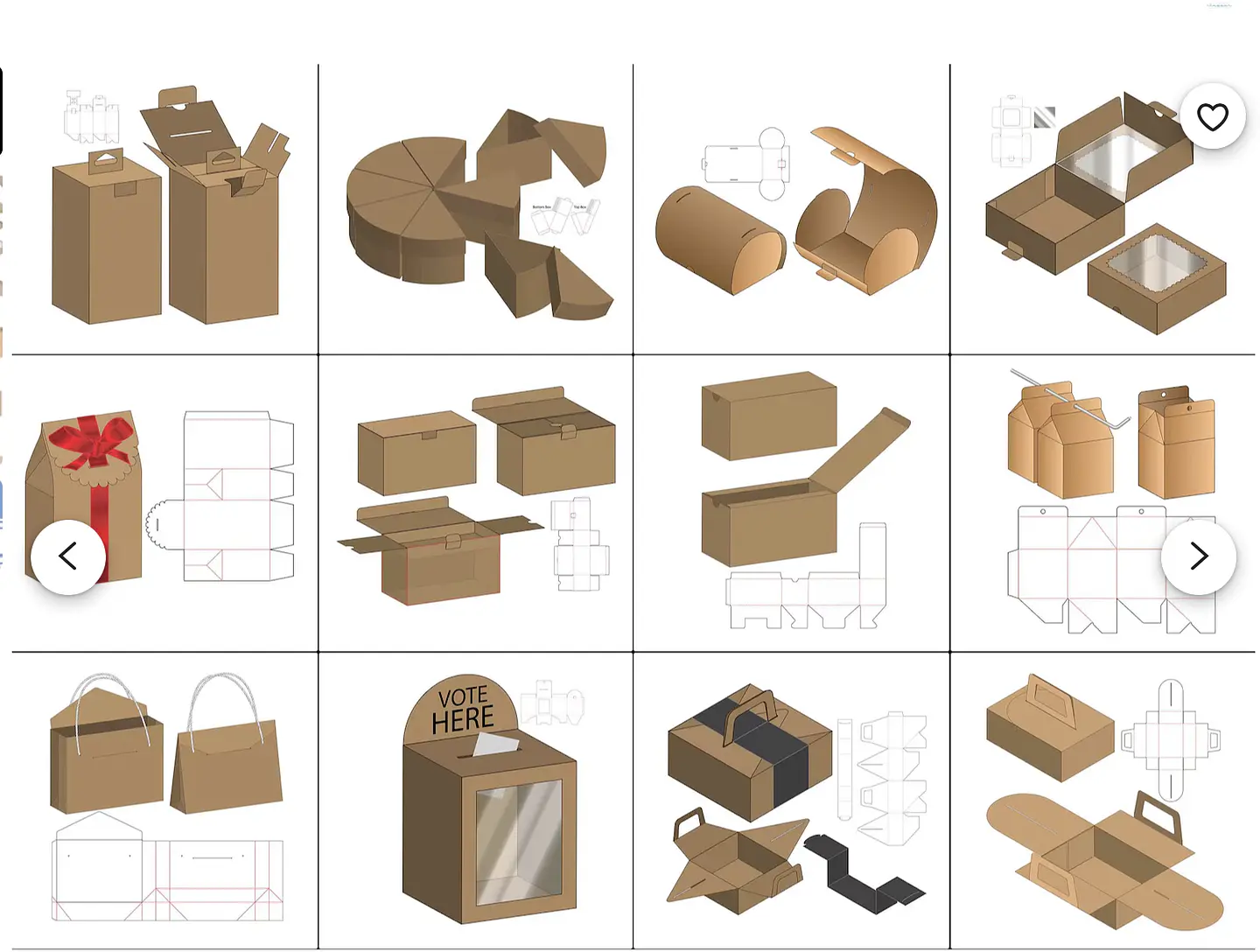 Arquivos Caixinhas em Geral Formatos Diversos 4