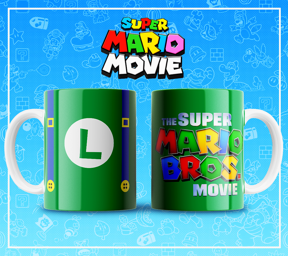 51 Artes para Caneca Super Mario Arquivo em Jpg 8