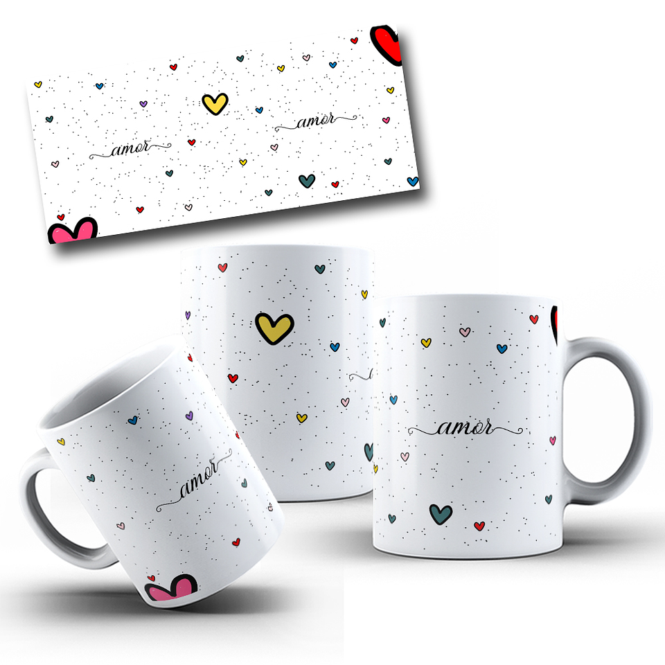 12 Artes para Caneca Palavras Arquivo Editável  10