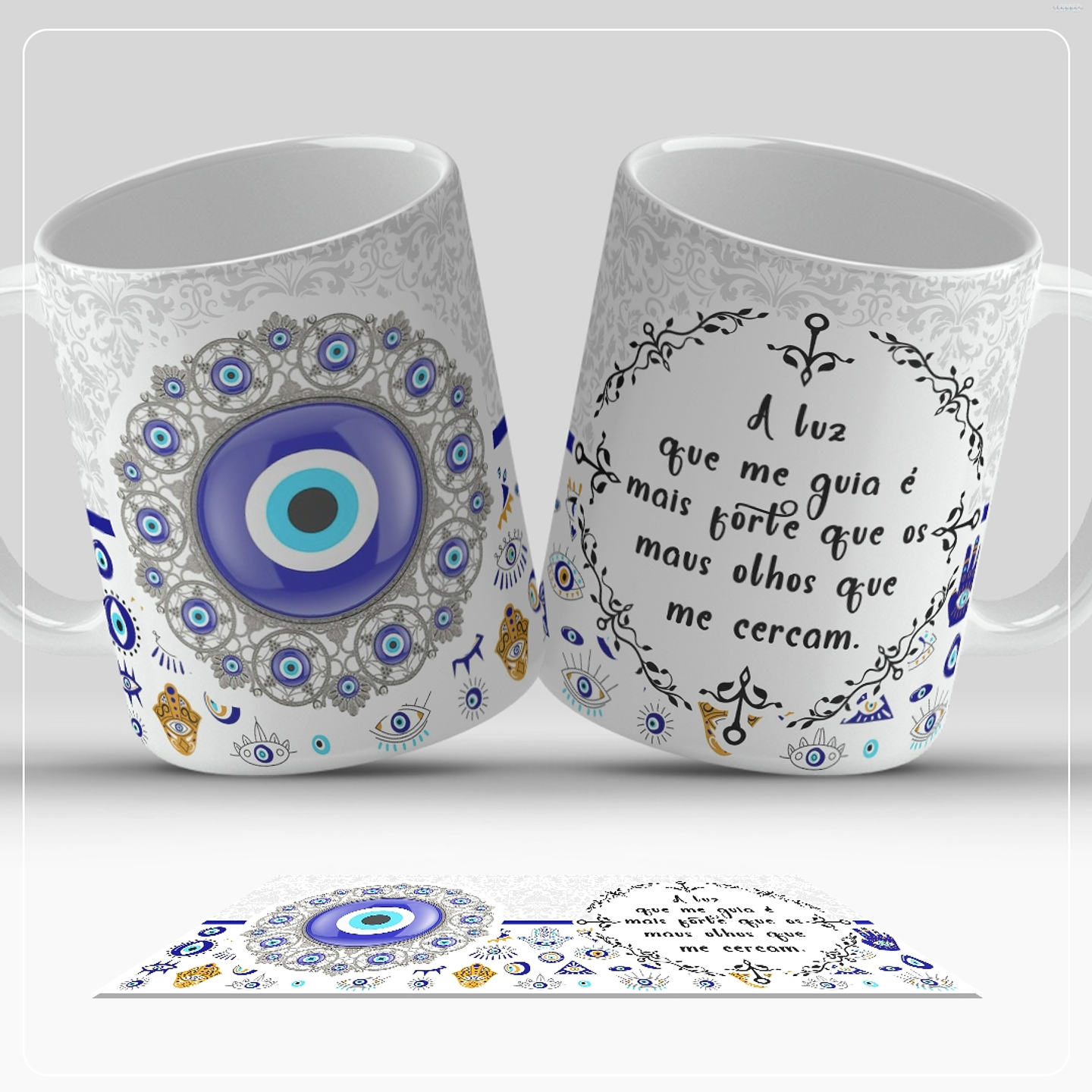 13 Artes para Caneca Olho Turco Arquivo em Jpg  7