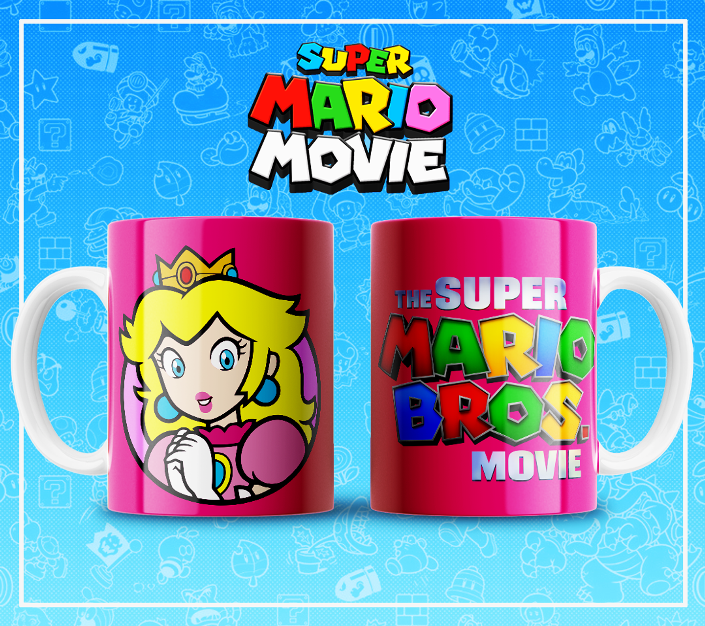 51 Artes para Caneca Super Mario Arquivo em Jpg 9