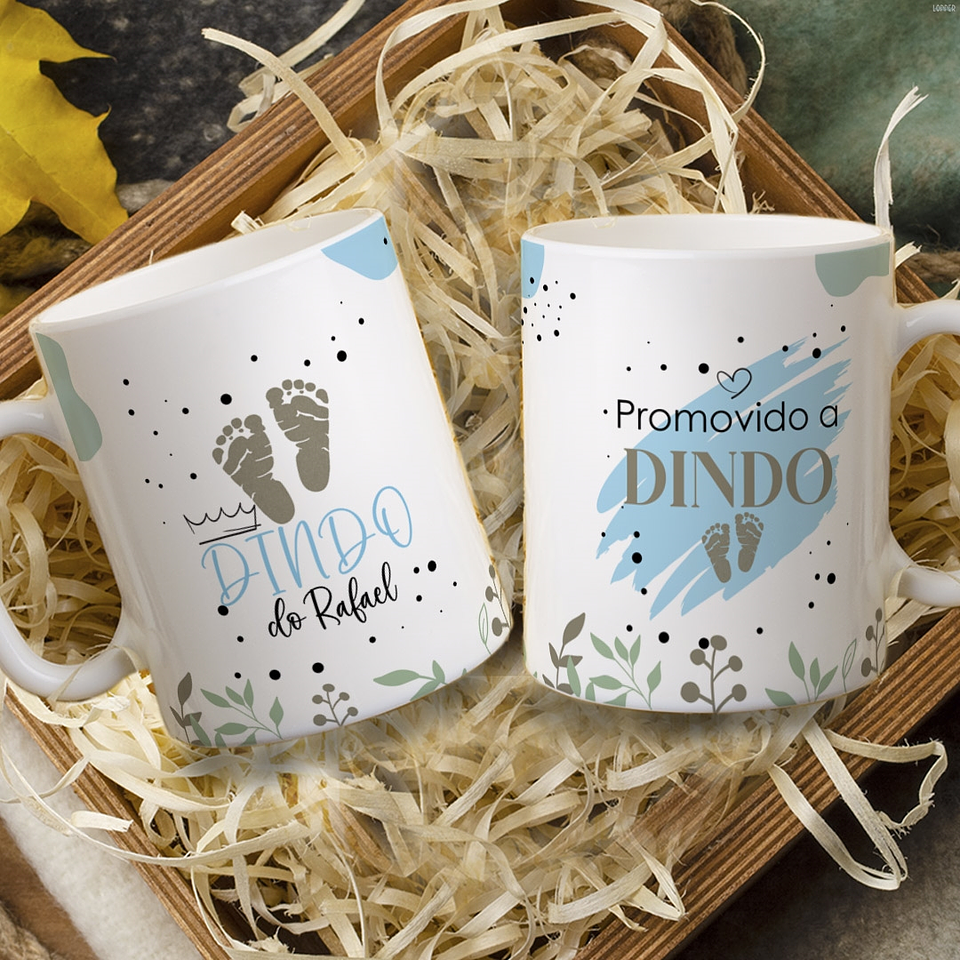 13 Artes para Caneca Convite Dindos Arquivo em Jpg 8