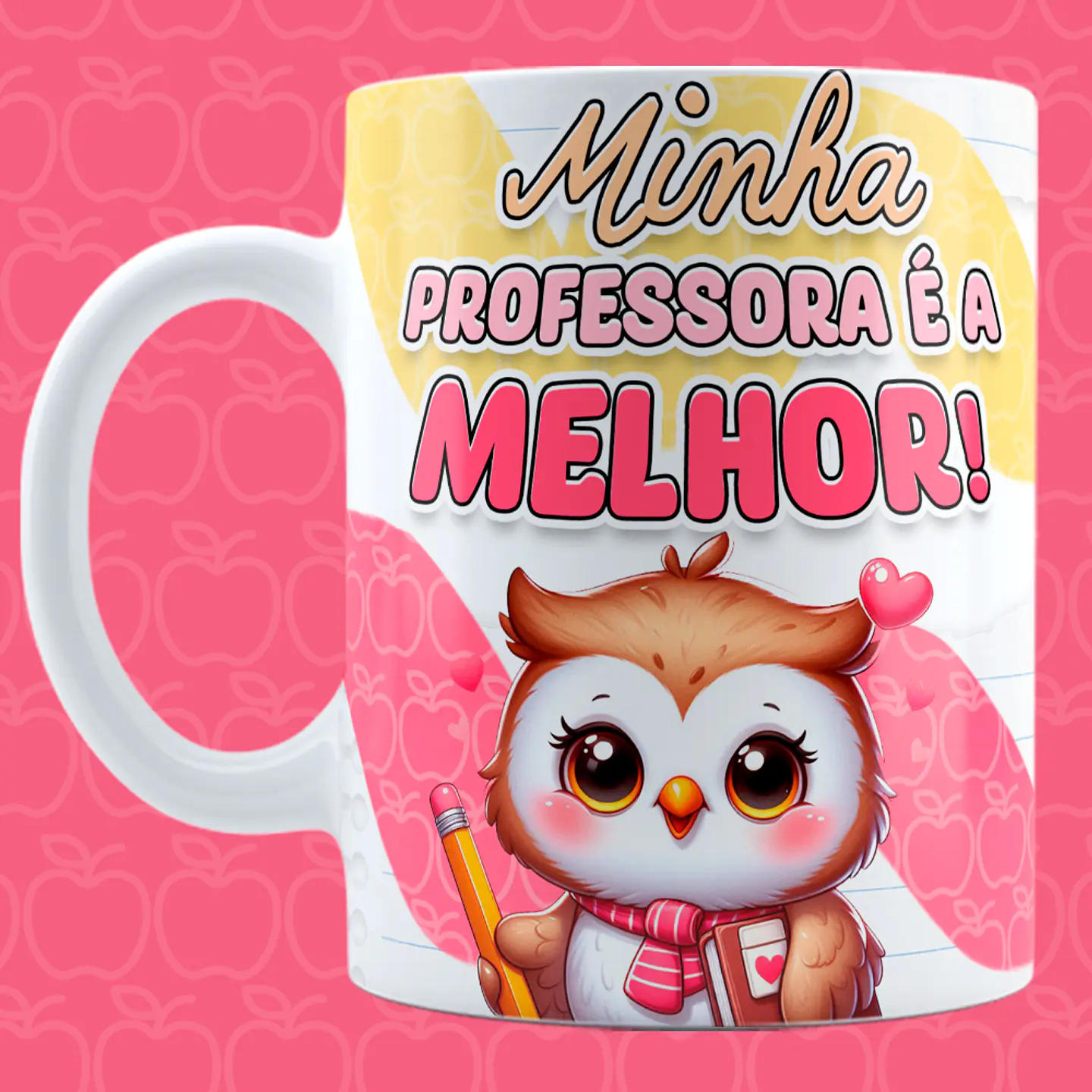 12 Artes para Canecas Dia dos Professores Coruja Arquivo em Jpg 6