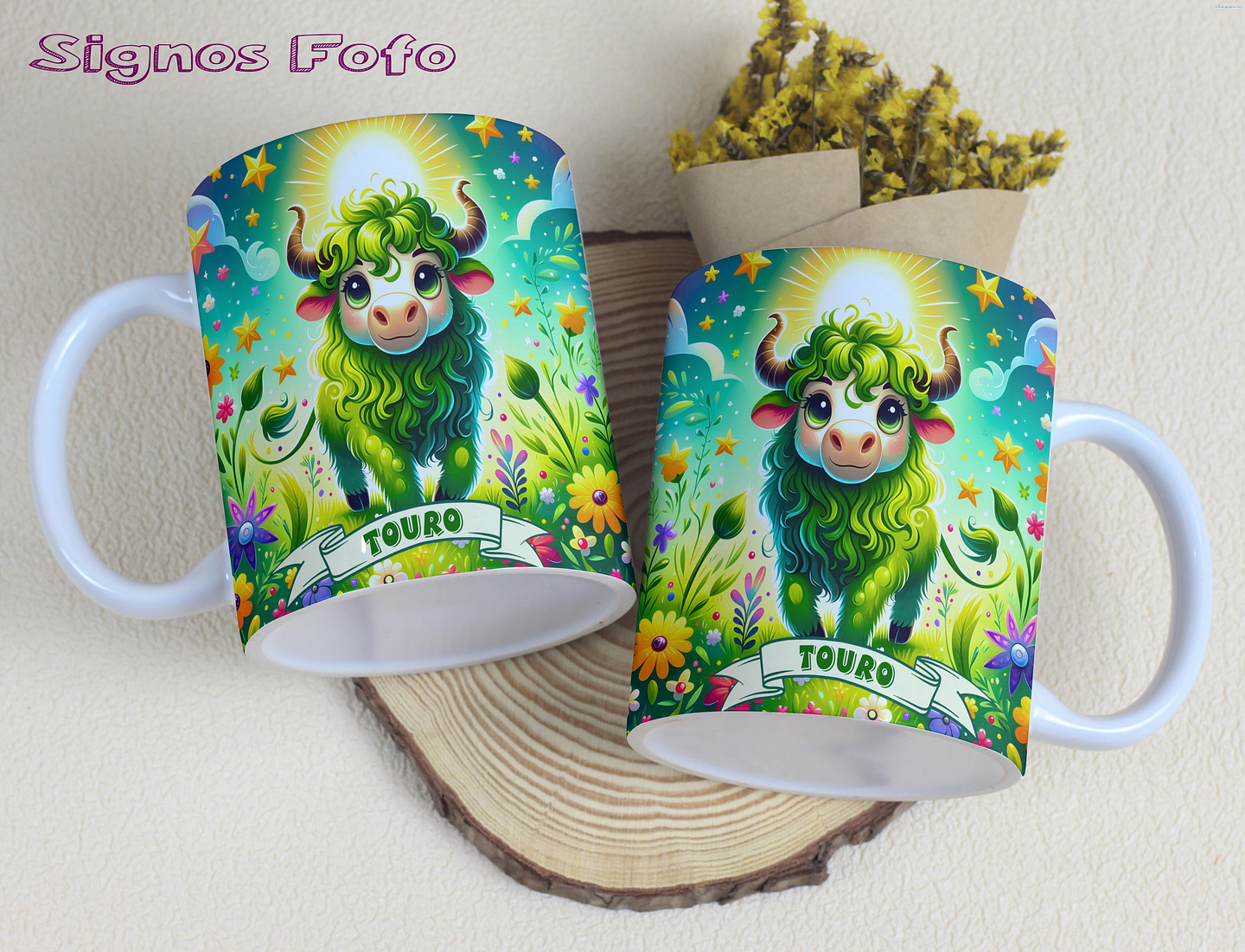 12 Artes para Caneca Signos Fofos Arquivo em Jpg 7