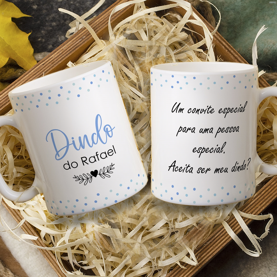 13 Artes para Caneca Convite Dindos Arquivo em Jpg 11