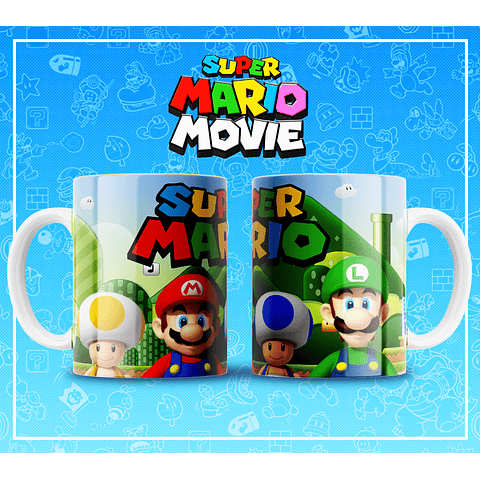 51 Artes para Caneca Super Mario Arquivo em Jpg