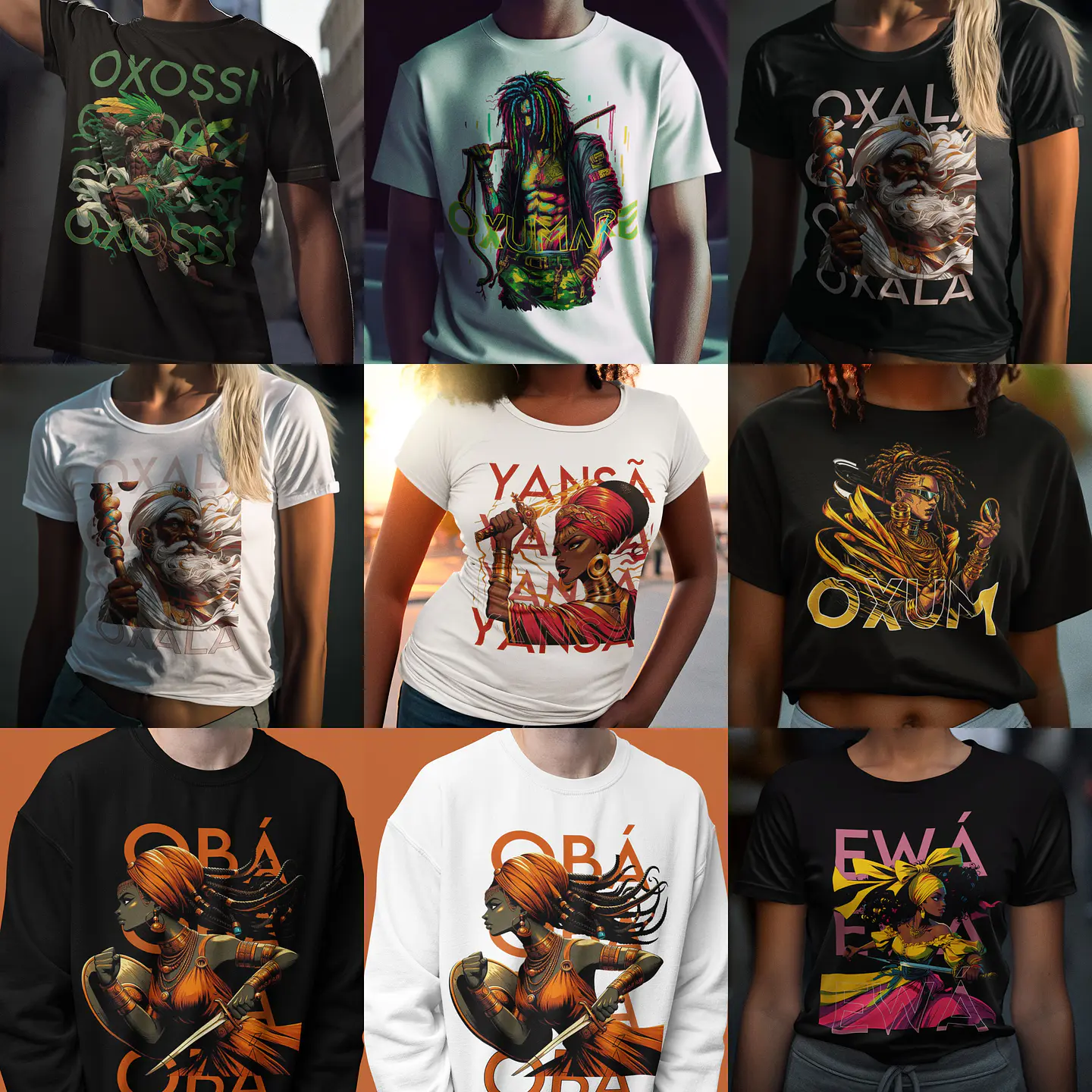 150 Artes para Caneca e Camisa Orixás Arquivo em Jpg  12