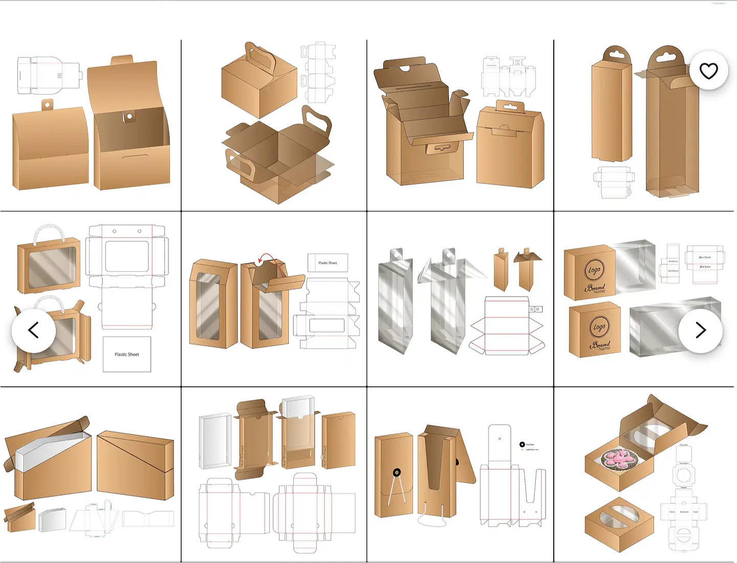 Arquivos Caixinhas em Geral Formatos Diversos 8