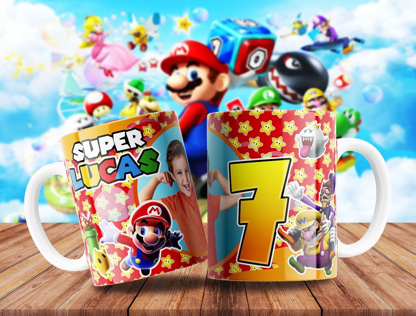 51 Artes para Caneca Super Mario Arquivo em Jpg 13