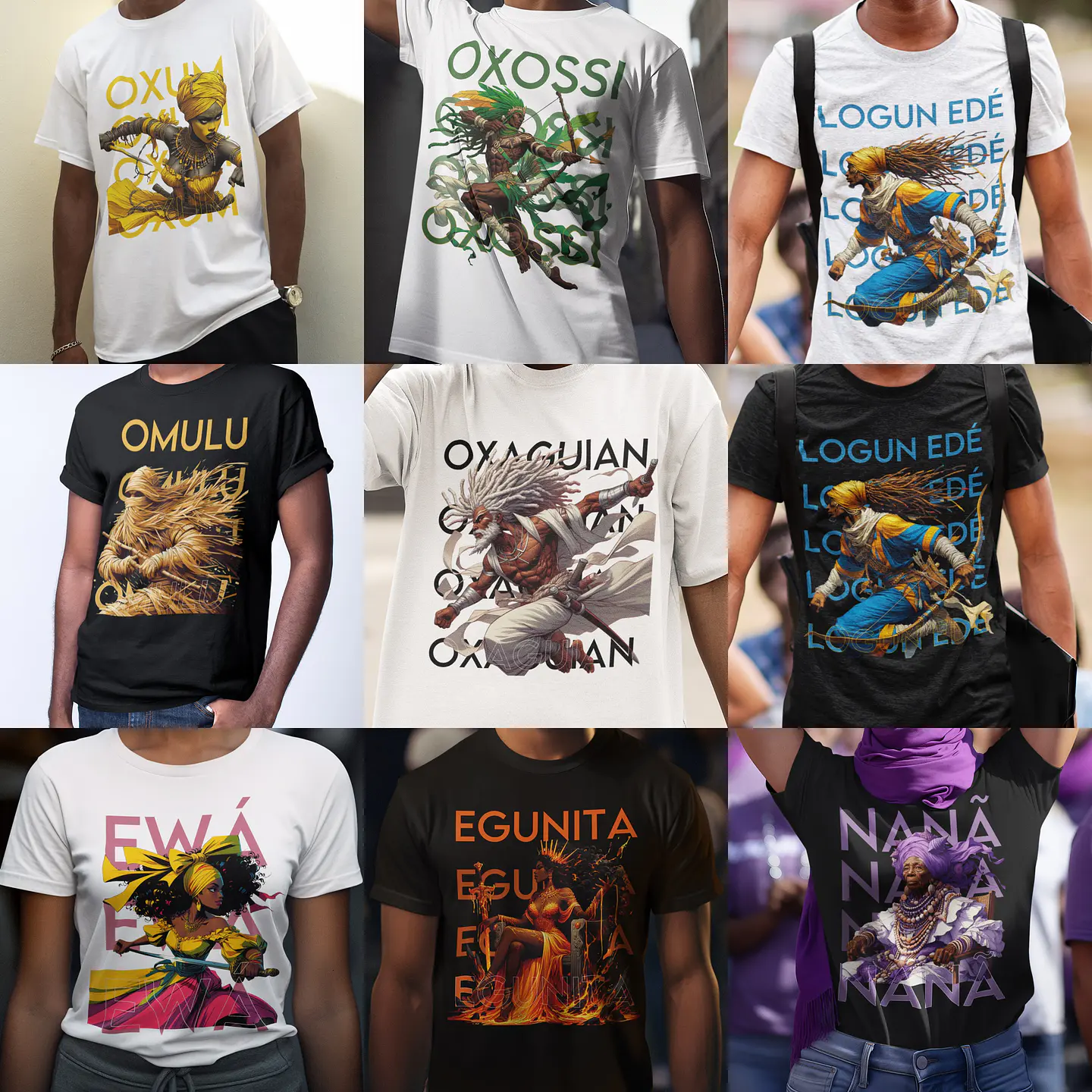 150 Artes para Caneca e Camisa Orixás Arquivo em Jpg  13