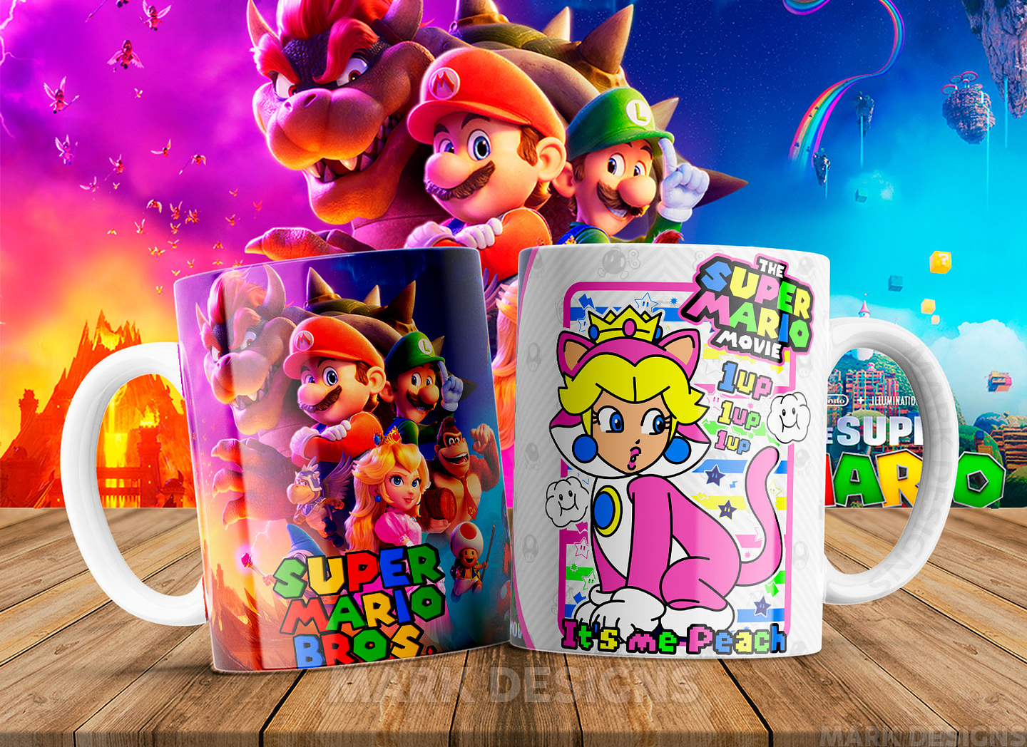 51 Artes para Caneca Super Mario Arquivo em Jpg 14