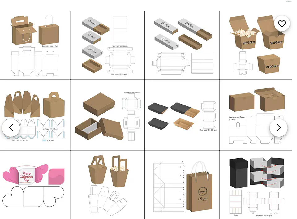 Arquivos Caixinhas em Geral Formatos Diversos 9