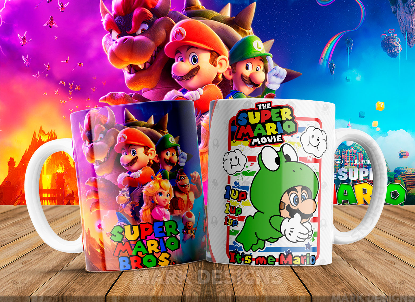 51 Artes para Caneca Super Mario Arquivo em Jpg 15